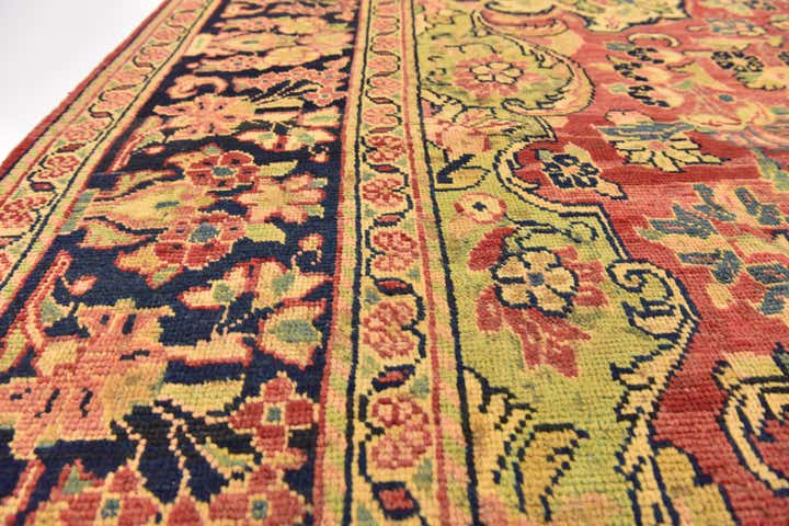 8' 9 x 12' Hand Knotted Farahan Persian Wool Rug