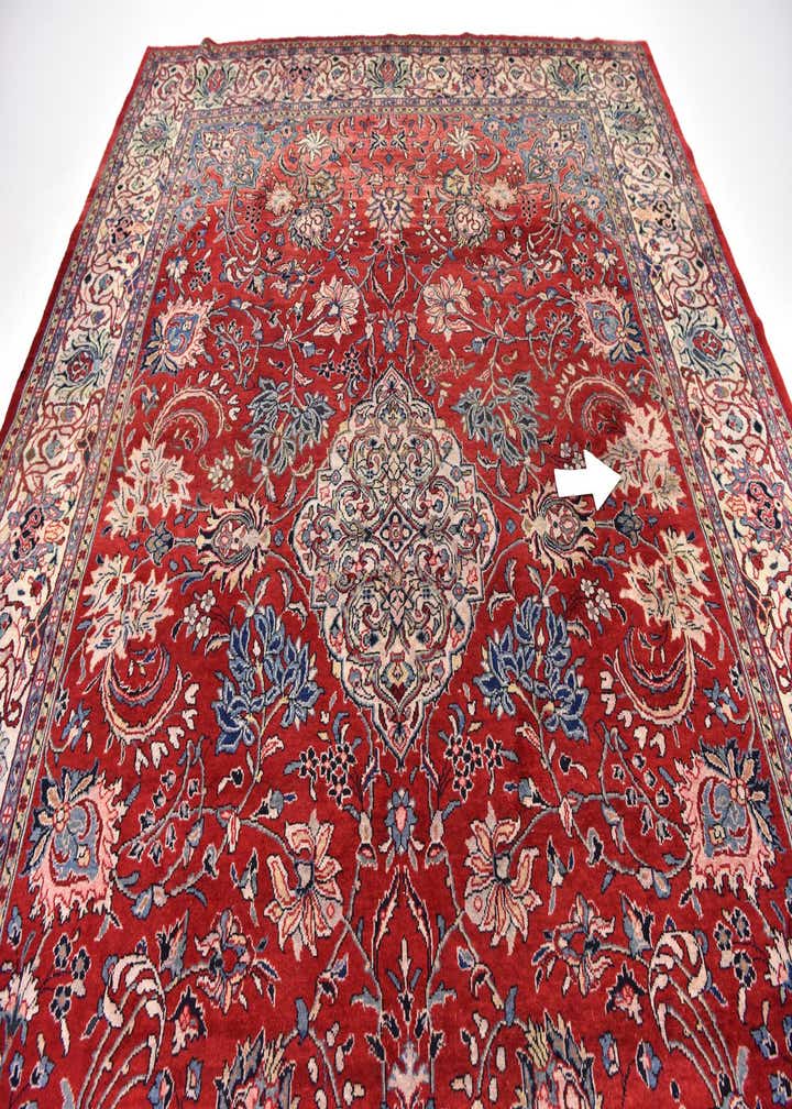 10' x 13' 2 Hand Knotted Farahan Persian Wool Rug