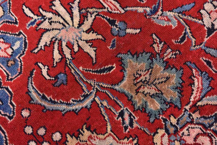 10' x 13' 2 Hand Knotted Farahan Persian Wool Rug