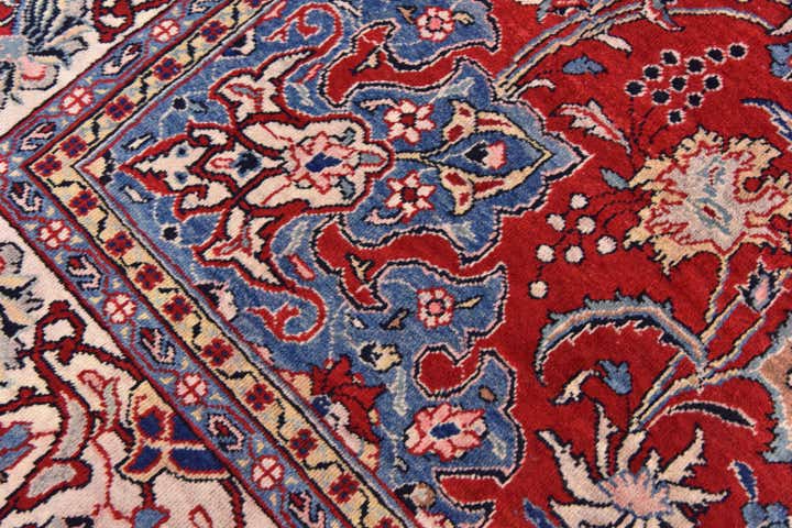 10' x 13' 2 Hand Knotted Farahan Persian Wool Rug