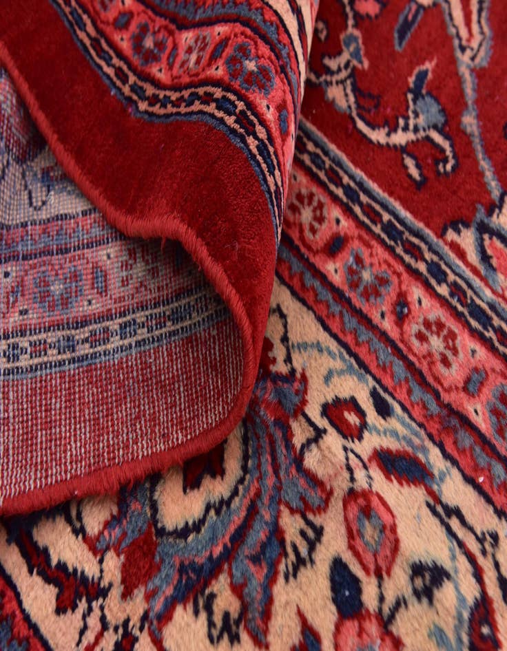 Detail image of 10' 6 x 13' 9 Hand Knotted Farahan Persian Wool Rug