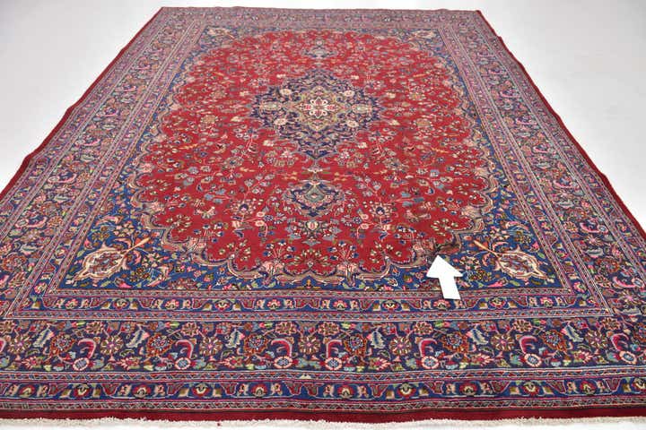 9' 8 x 12' 8 Hand Knotted Farahan Persian Wool Rug