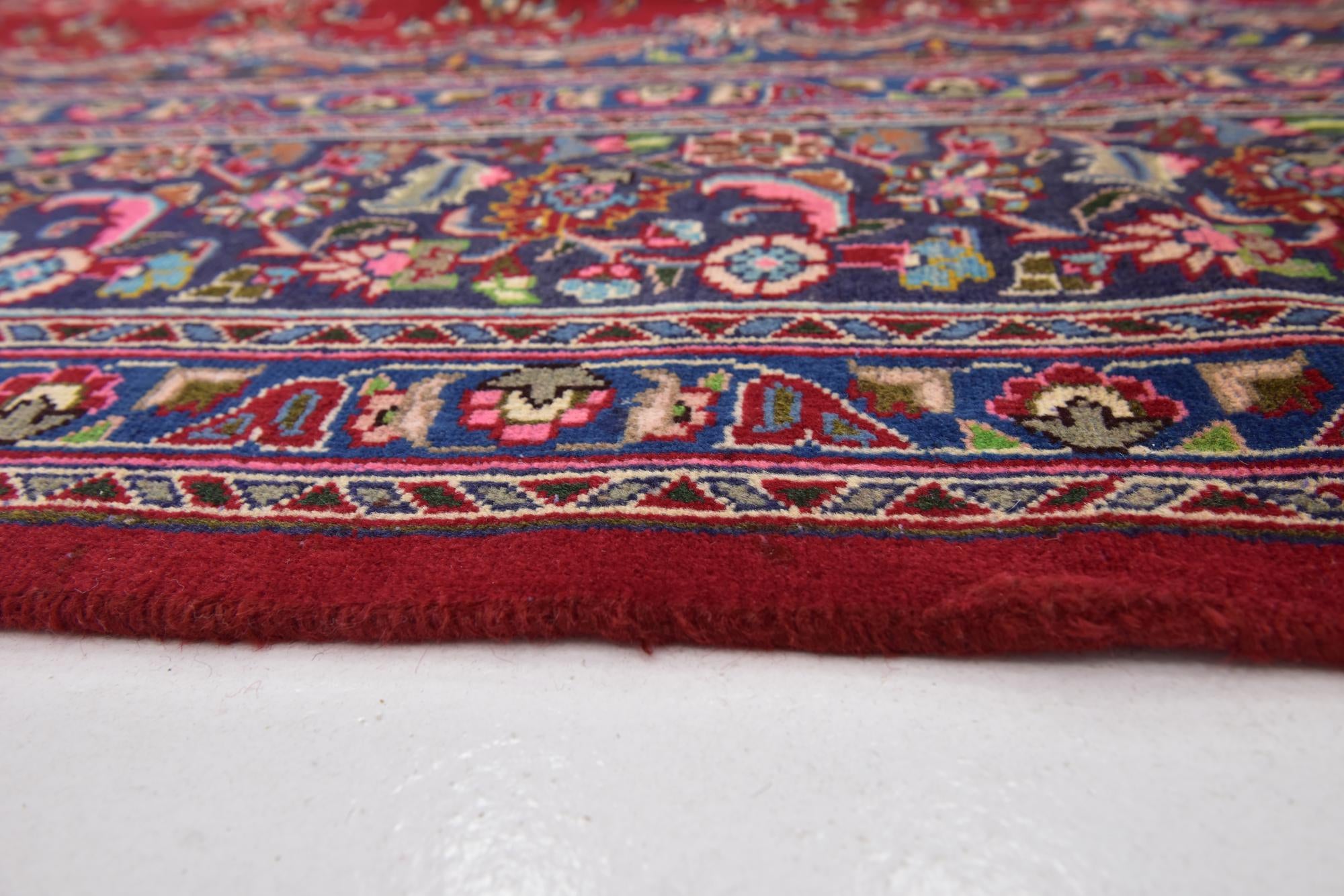 9' 8 x 12' 8 Hand Knotted Farahan Persian Wool Rug