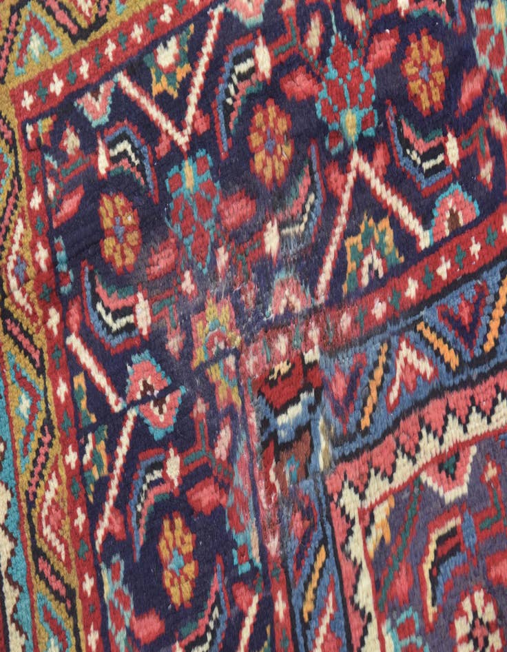 Detail image of 10' x 13' 2  Hand Knotted Farahan Persian Wool Rug