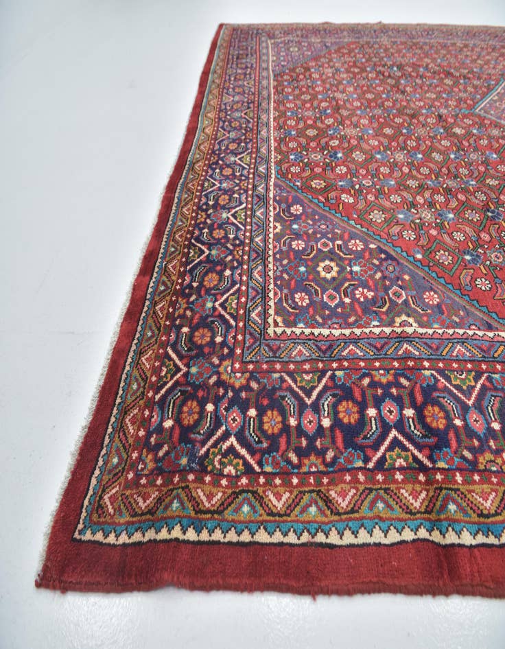 Detail image of 10' x 13' 2  Hand Knotted Farahan Persian Wool Rug