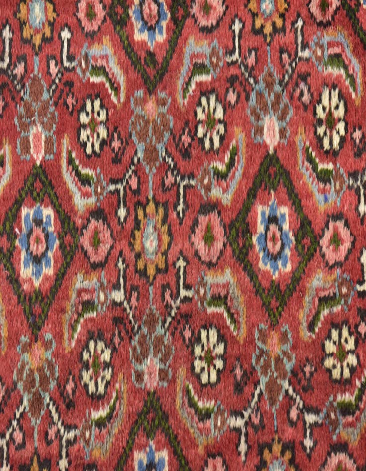 Detail image of 9' 9 x 13'  Hand Knotted Farahan Persian Wool Rug