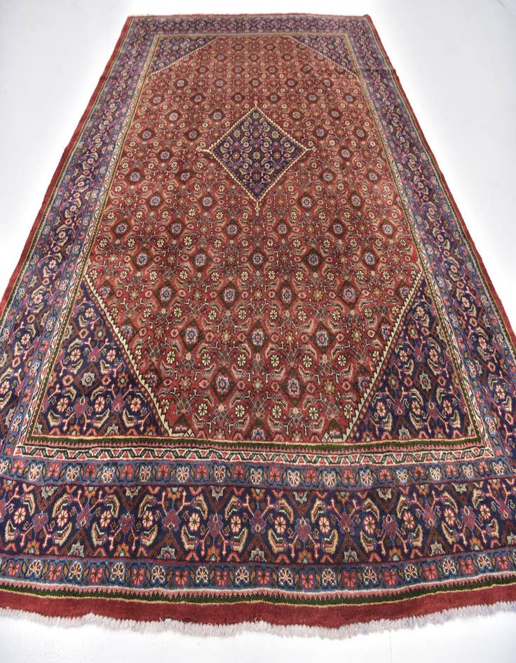 Detail image of 9' 9 x 13'  Hand Knotted Farahan Persian Wool Rug