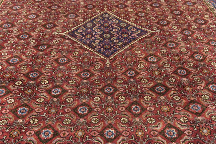 9' 9 x 13' Hand Knotted Farahan Persian Wool Rug