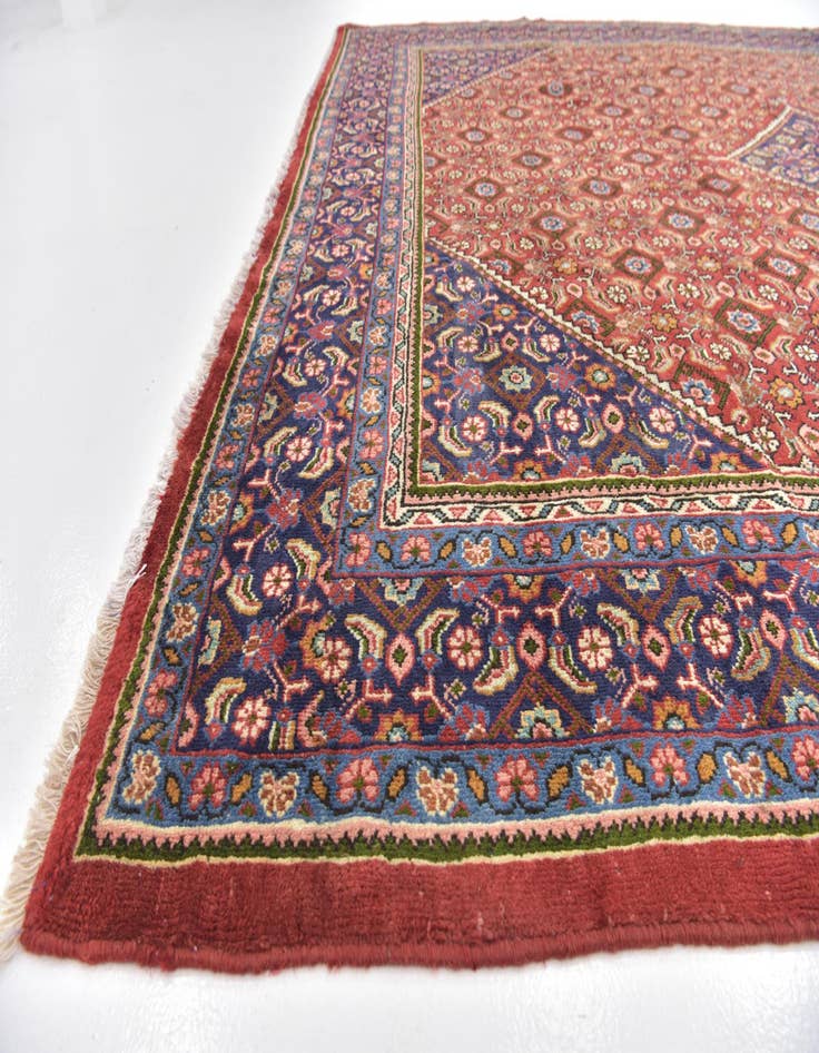 Detail image of 9' 9 x 13'  Hand Knotted Farahan Persian Wool Rug