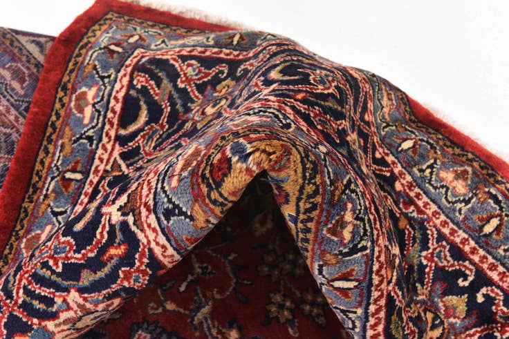 Detail image of 9' 10 x 13' Hand Knotted Farahan Persian Wool Rug