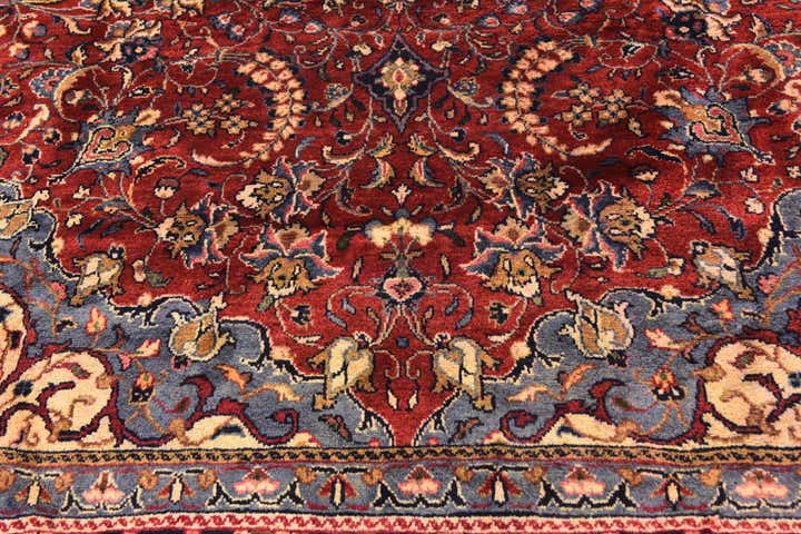 9' 10 x 13' Hand Knotted Farahan Persian Wool Rug
