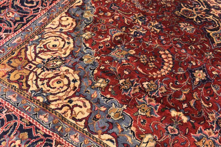 9' 10 x 13' Hand Knotted Farahan Persian Wool Rug
