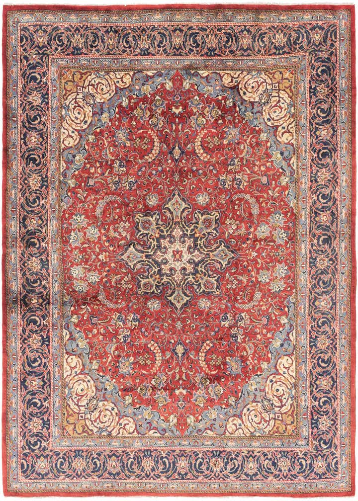 9' 10 x 13' Hand Knotted Farahan Persian Wool Rug