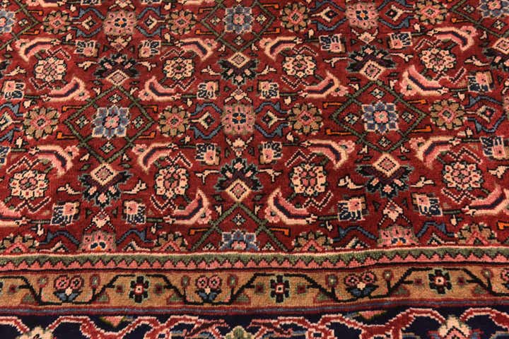 9' 6 x 12' 7 Hand Knotted Farahan Persian Wool Rug
