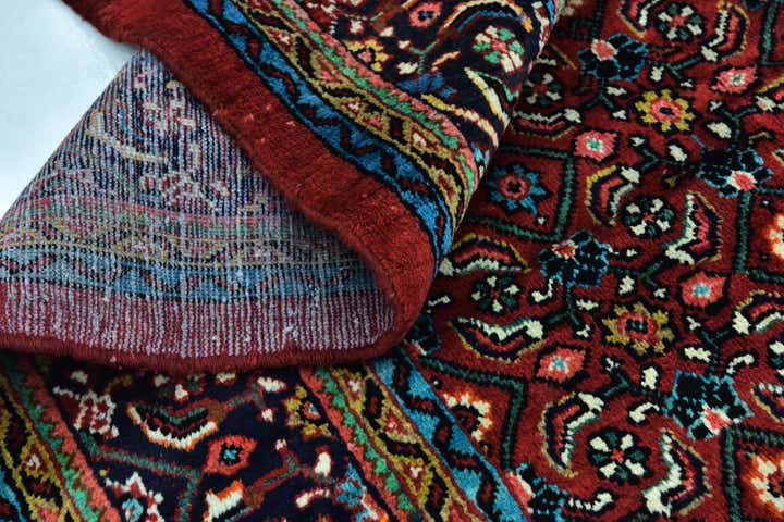9' 6 x 13' Hand Knotted Farahan Persian Wool Rug