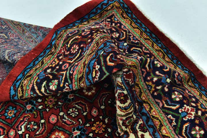 9' 6 x 13' Hand Knotted Farahan Persian Wool Rug