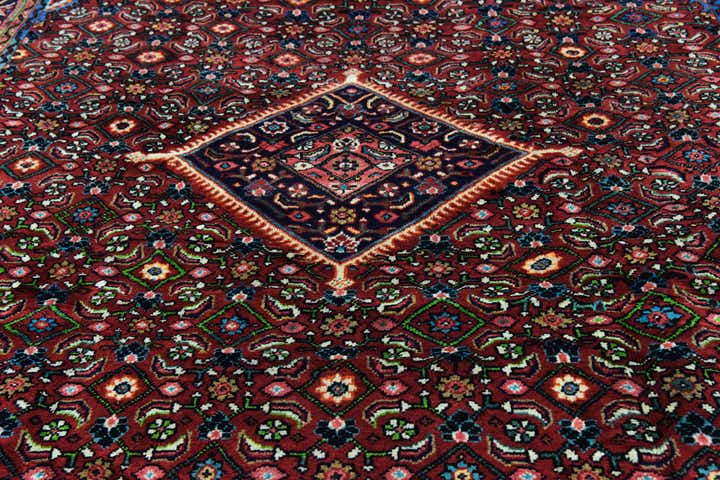 9' 6 x 13' Hand Knotted Farahan Persian Wool Rug