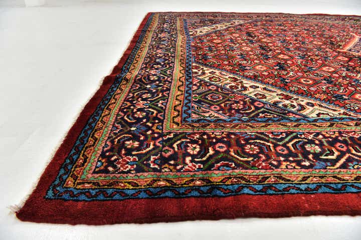 9' 6 x 13' Hand Knotted Farahan Persian Wool Rug