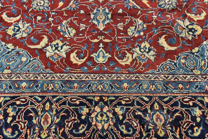 10' x 13' Hand Knotted Farahan Persian Wool Rug