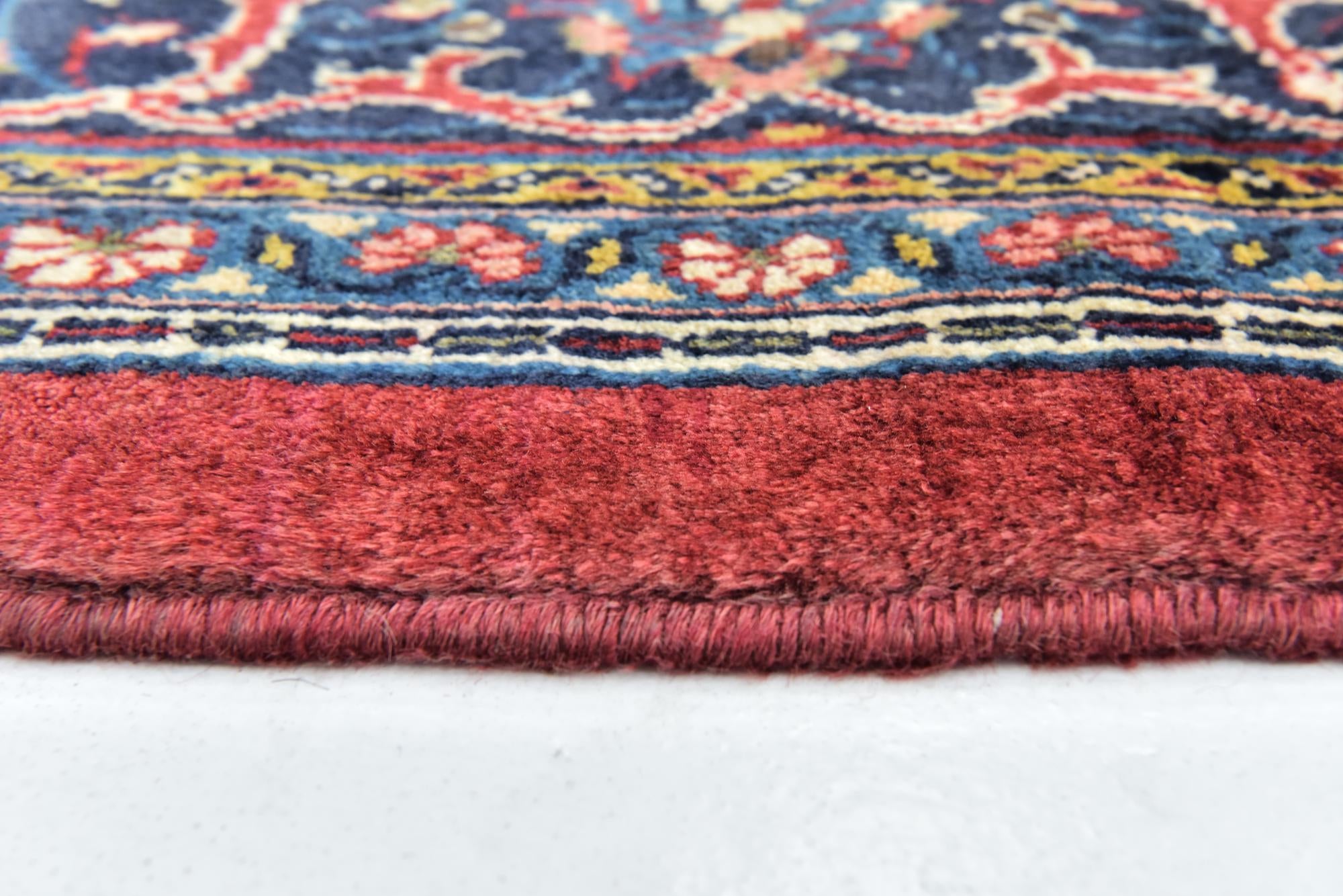 9' 6 x 13' Hand Knotted Farahan Persian Wool Rug