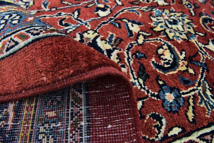 9' 10 x 13' 2 Hand Knotted Farahan Persian Wool Rug