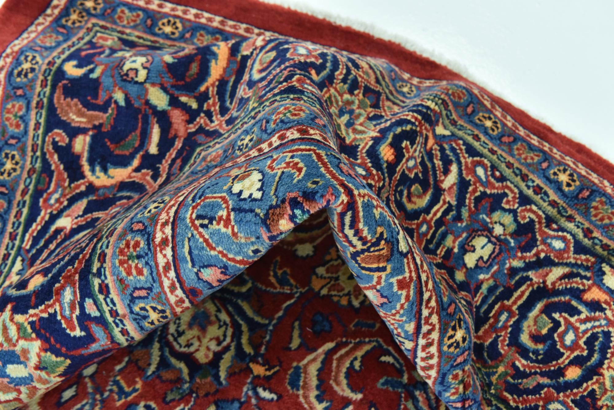 9' 7 x 13' 2 Hand Knotted Farahan Persian Wool Rug