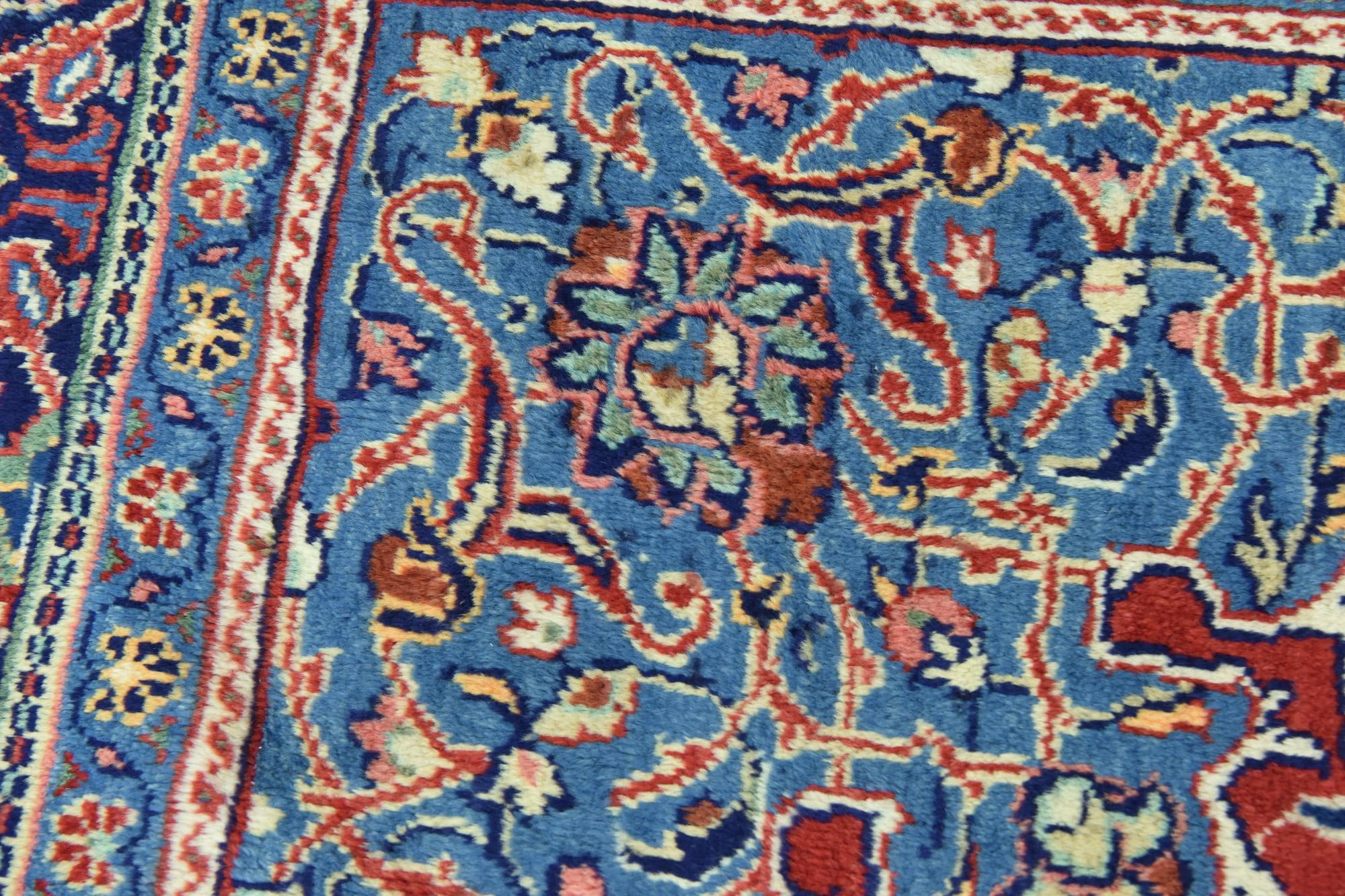 9' 7 x 13' 2 Hand Knotted Farahan Persian Wool Rug