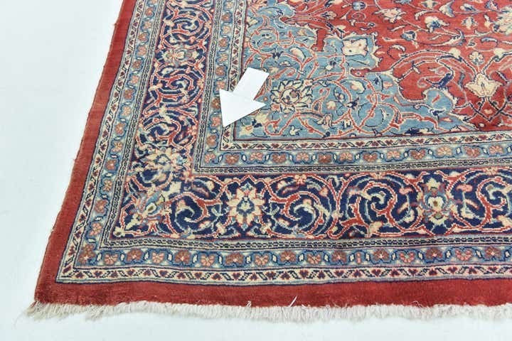 10' 2 x 12' 9 Hand Knotted Farahan Persian Wool Rug