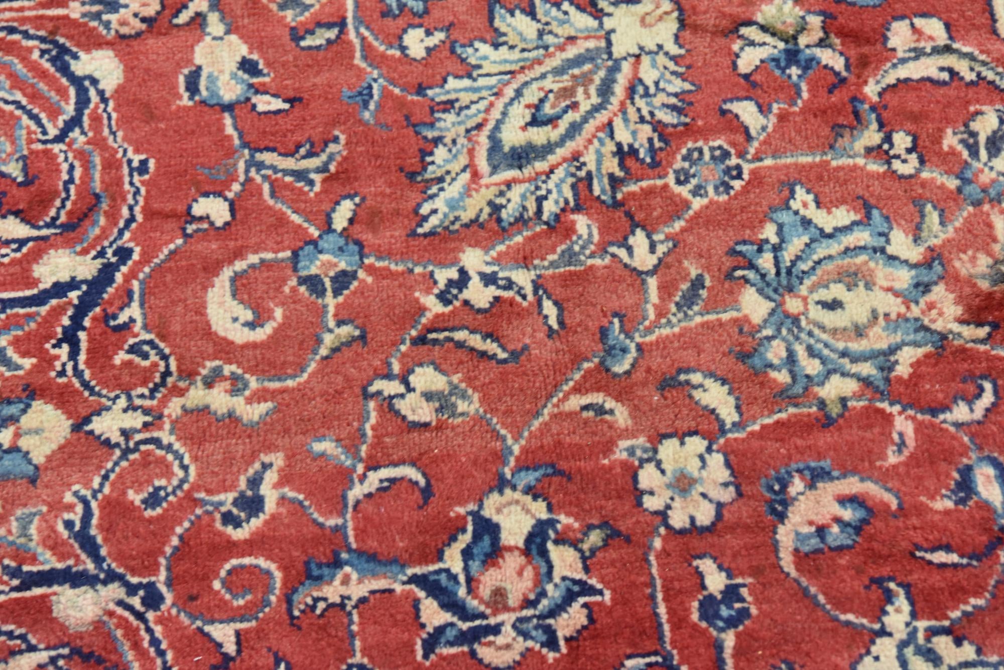 10' 2 x 12' 9 Hand Knotted Farahan Persian Wool Rug