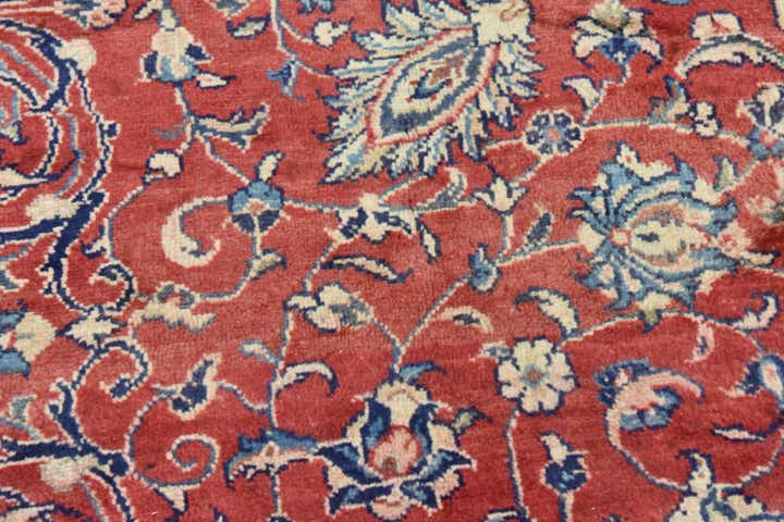 10' 2 x 12' 9 Hand Knotted Farahan Persian Wool Rug