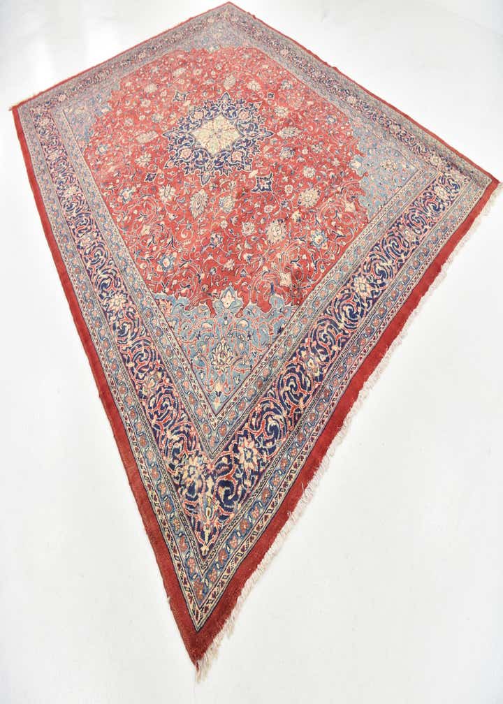 10' 2 x 12' 9 Hand Knotted Farahan Persian Wool Rug