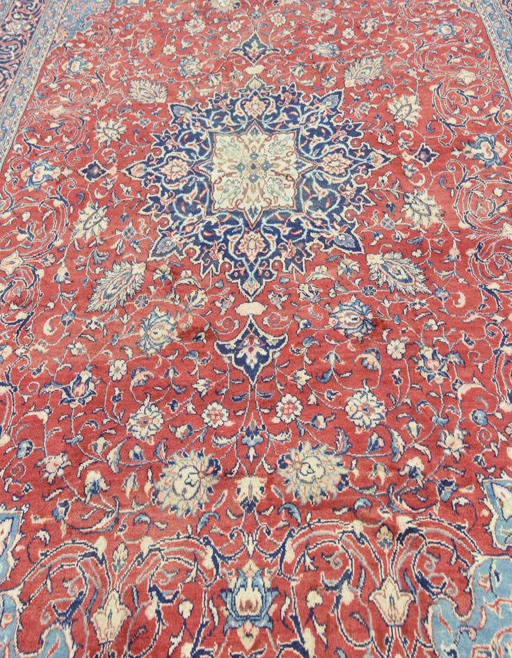Detail image of 10' 2 x 12' 9 Hand Knotted Farahan Persian Wool Rug