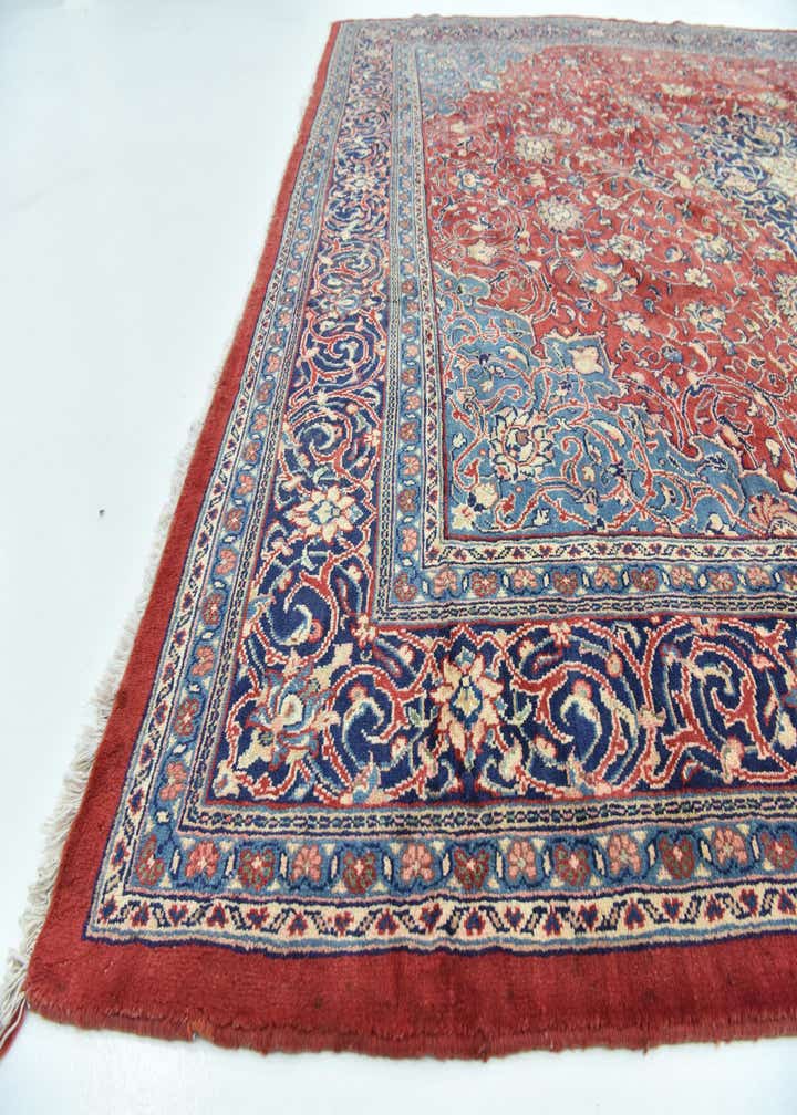 10' 2 x 12' 9 Hand Knotted Farahan Persian Wool Rug