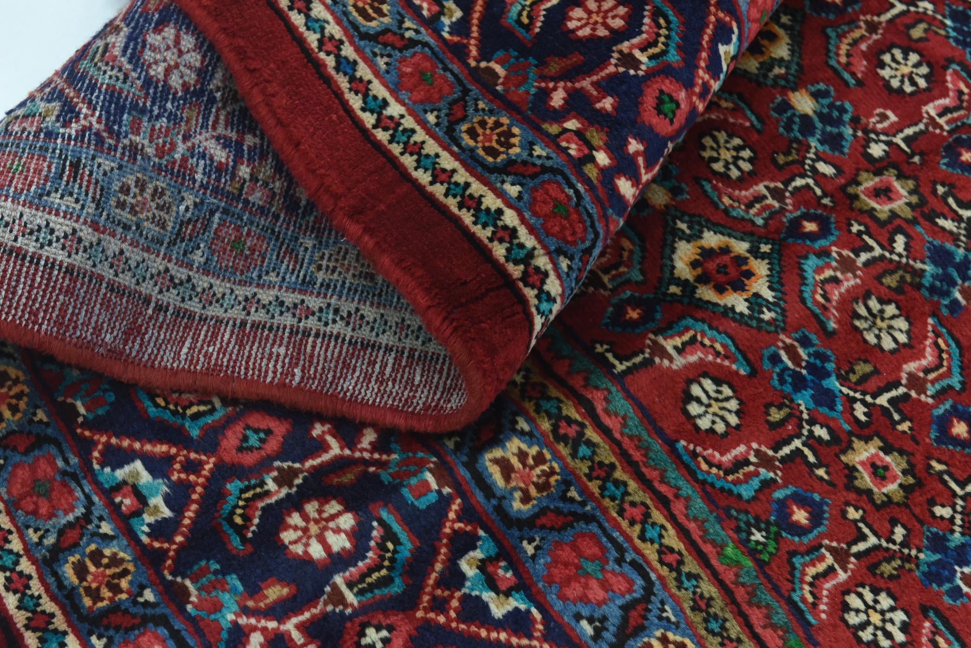 9' 8 x 12' 8 Hand Knotted Farahan Persian Wool Rug