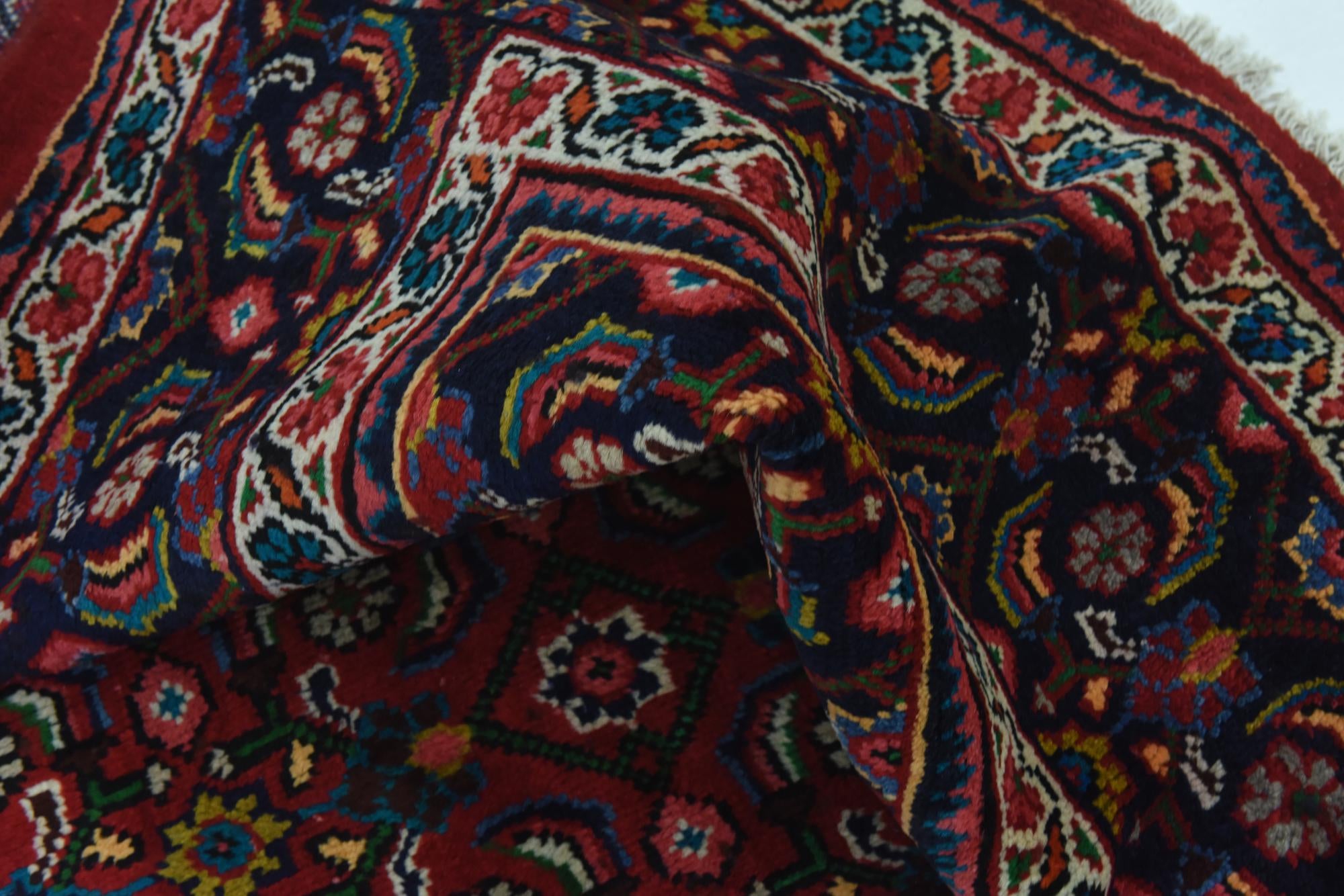 9' 9 x 12' 8 Hand Knotted Farahan Persian Wool Rug