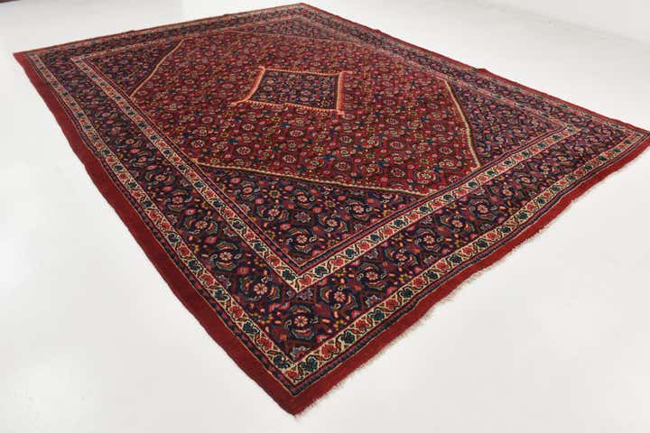 9' 9 x 12' 8 Hand Knotted Farahan Persian Wool Rug