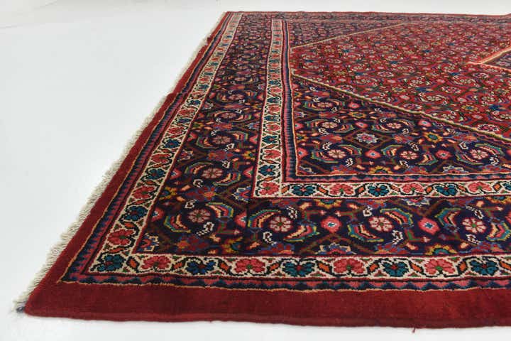9' 9 x 12' 8 Hand Knotted Farahan Persian Wool Rug
