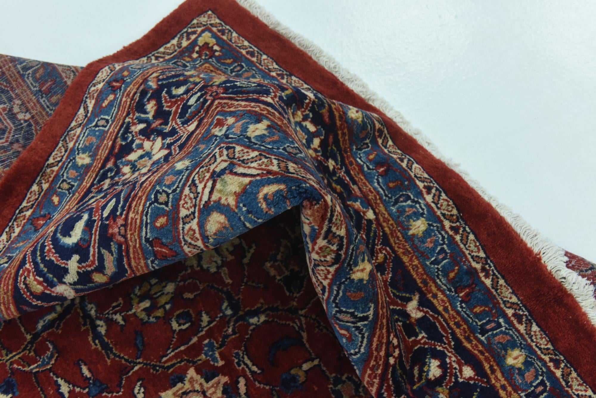 9' 10 x 12' 9 Hand Knotted Farahan Persian Wool Rug