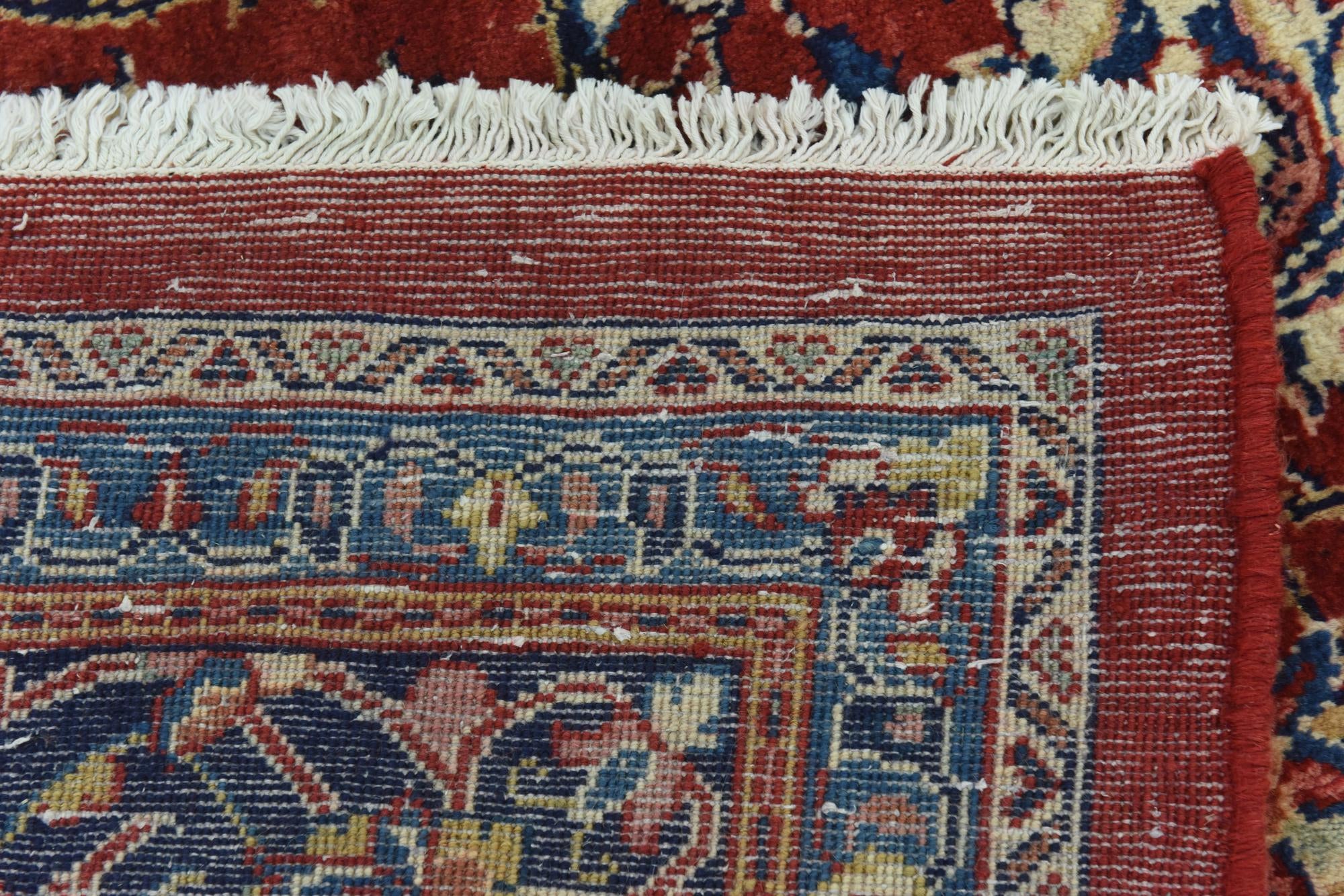 9' 10 x 12' 9 Hand Knotted Farahan Persian Wool Rug