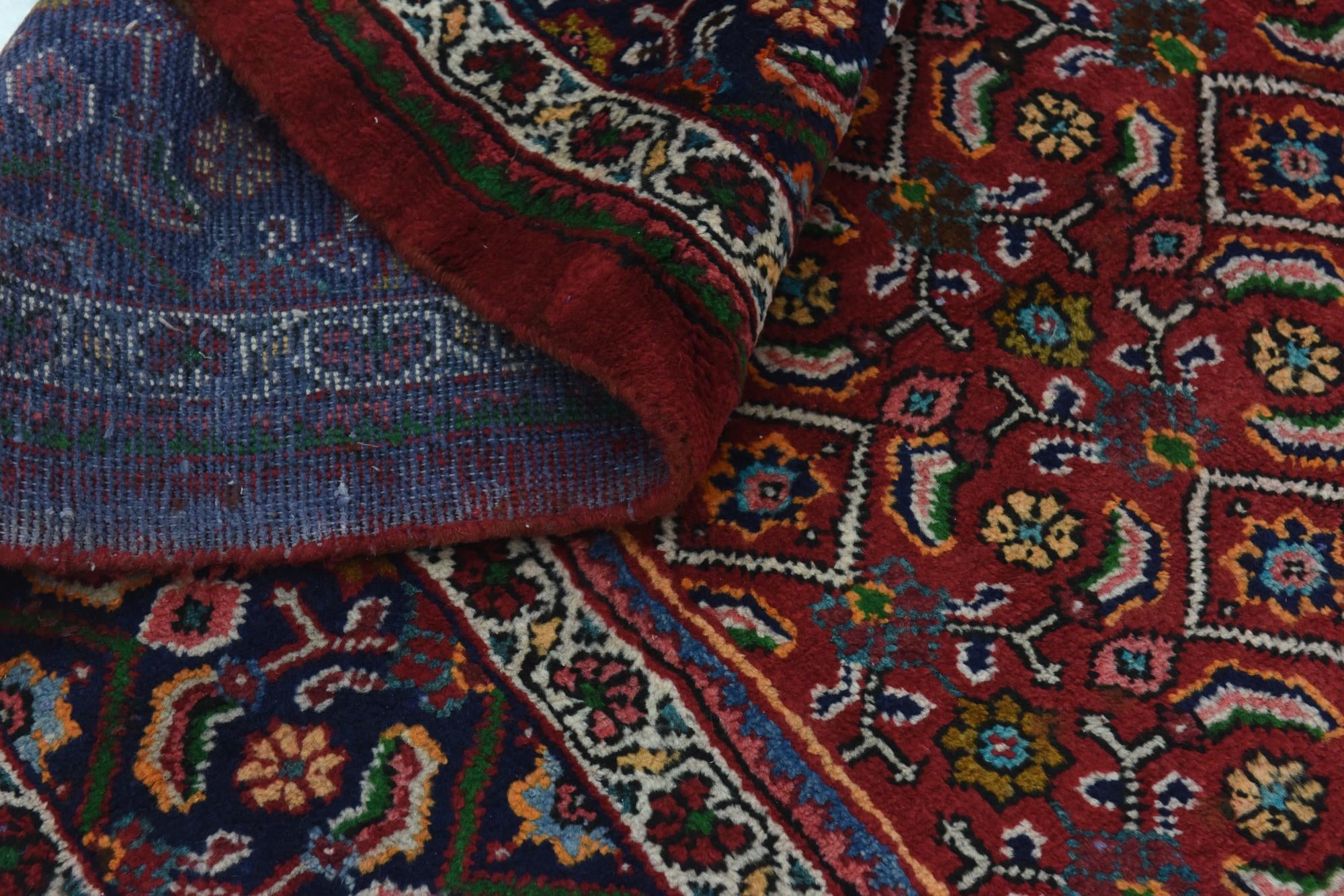10' x 13' Hand Knotted Farahan Persian Wool Rug