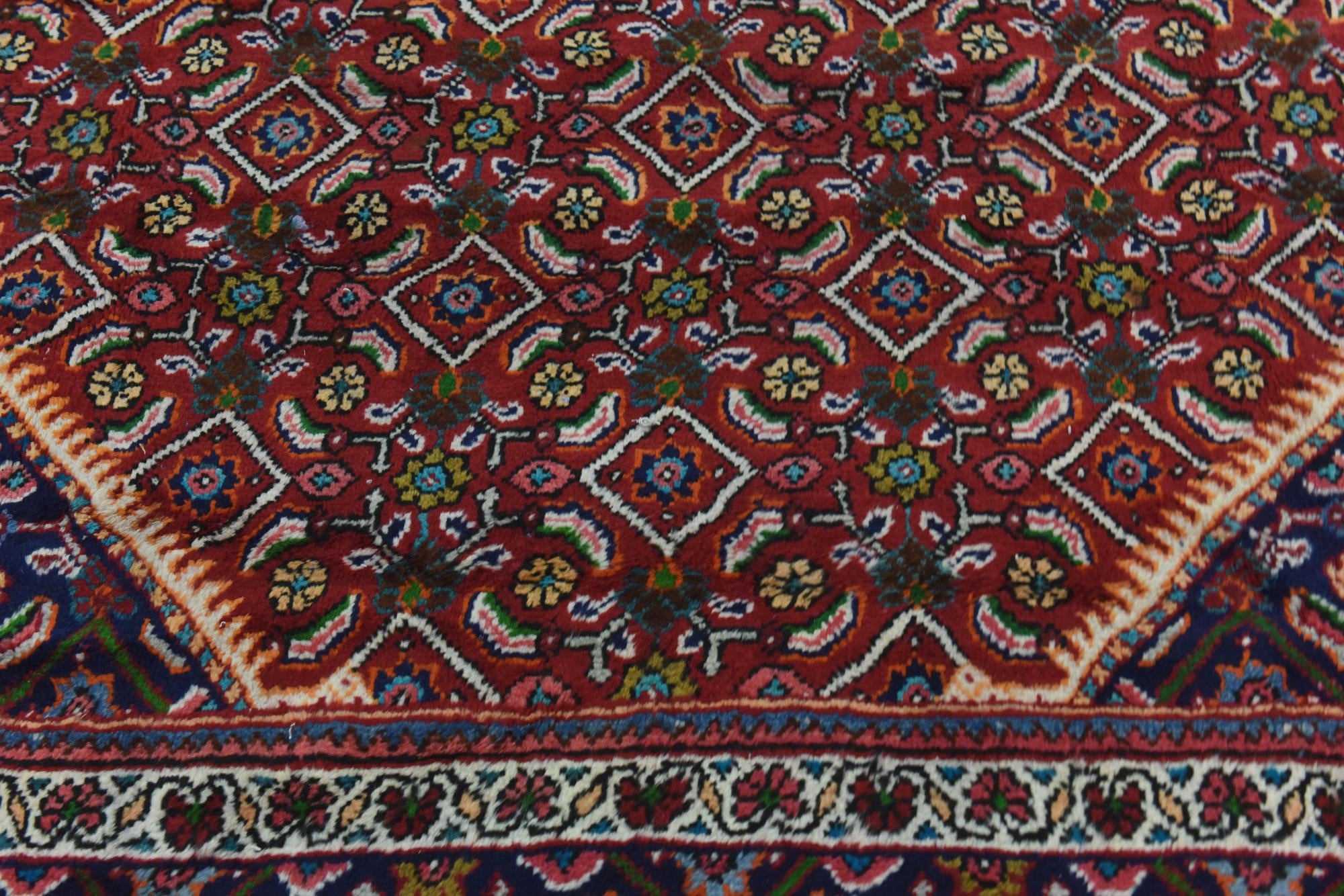 10' x 13' Hand Knotted Farahan Persian Wool Rug