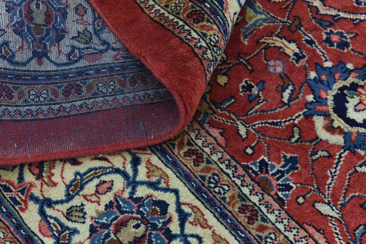 9' 10 x 13' 3 Hand Knotted Farahan Persian Wool Rug