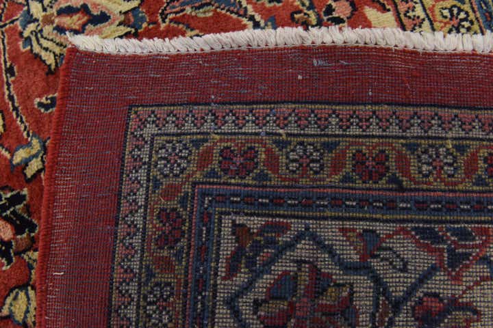 9' 10 x 13' 3 Hand Knotted Farahan Persian Wool Rug