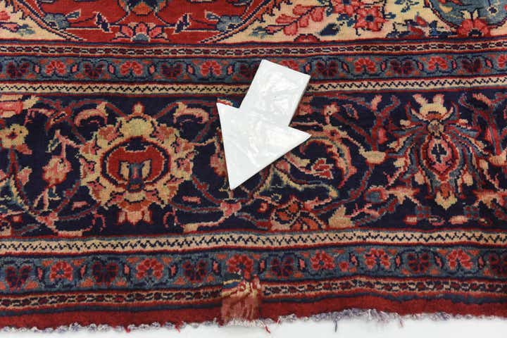 10' x 13' 3 Hand Knotted Farahan Persian Wool Rug