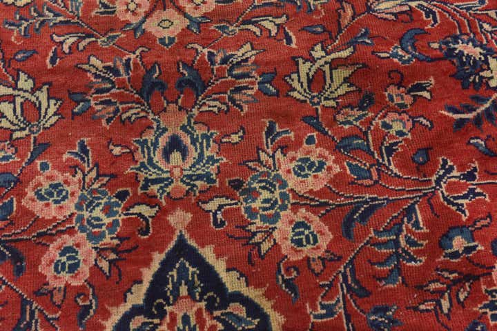 10' x 13' 3 Hand Knotted Farahan Persian Wool Rug