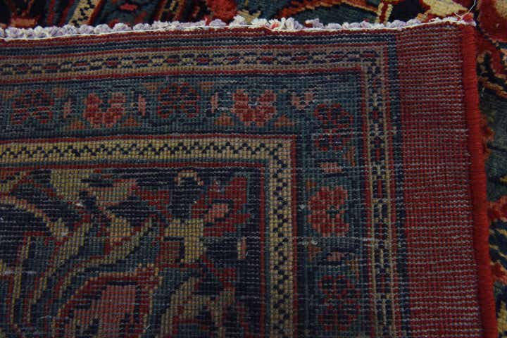 10' x 13' 3 Hand Knotted Farahan Persian Wool Rug