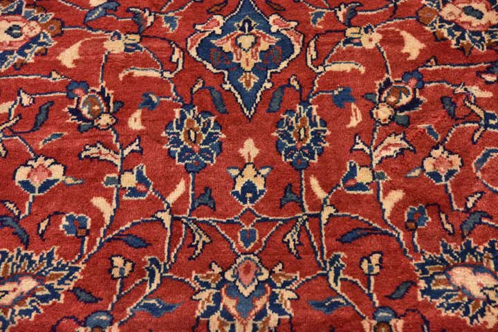 10' x 13' 3 Hand Knotted Farahan Persian Wool Rug