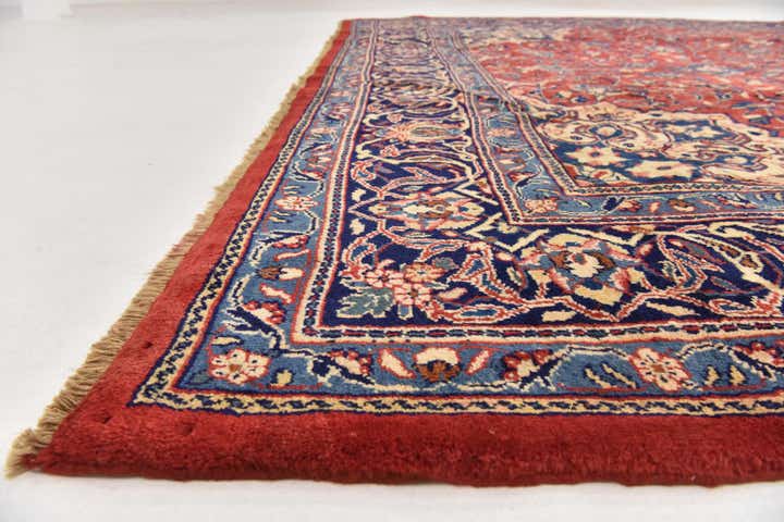 10' x 13' 3 Hand Knotted Farahan Persian Wool Rug