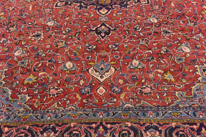 9' 9 x 12' 10 Hand Knotted Farahan Persian Wool Rug