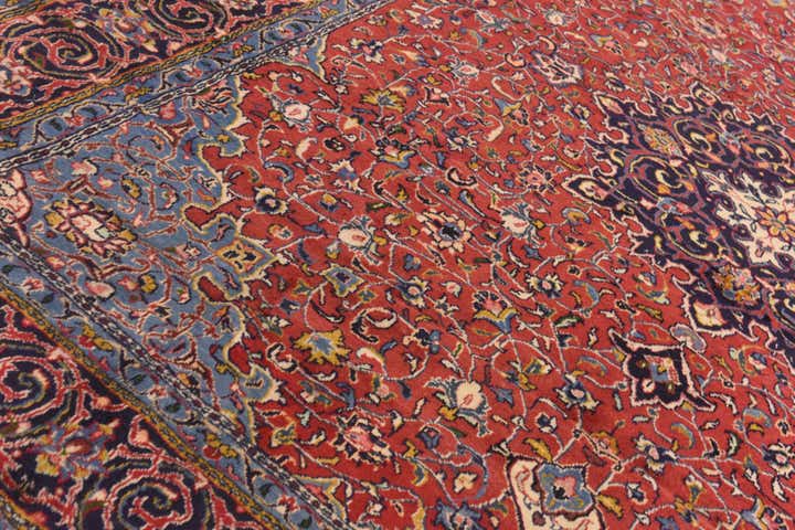 9' 9 x 12' 10 Hand Knotted Farahan Persian Wool Rug